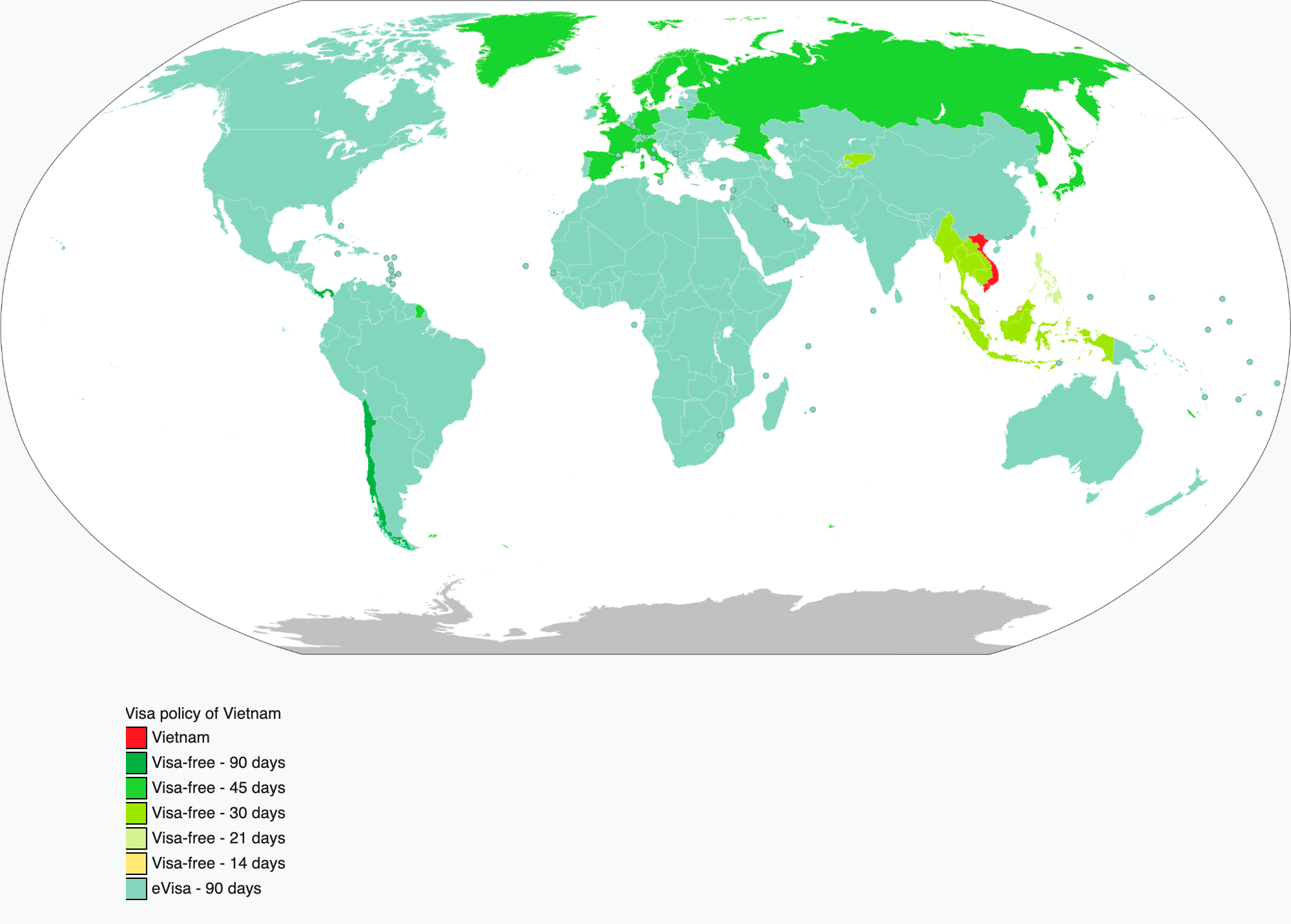 Visa Policy Map