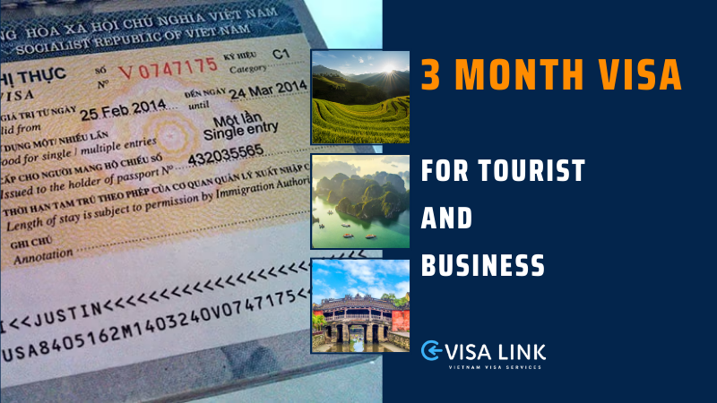 3 Month Vietnam Visa For Tourist And Business 5880
